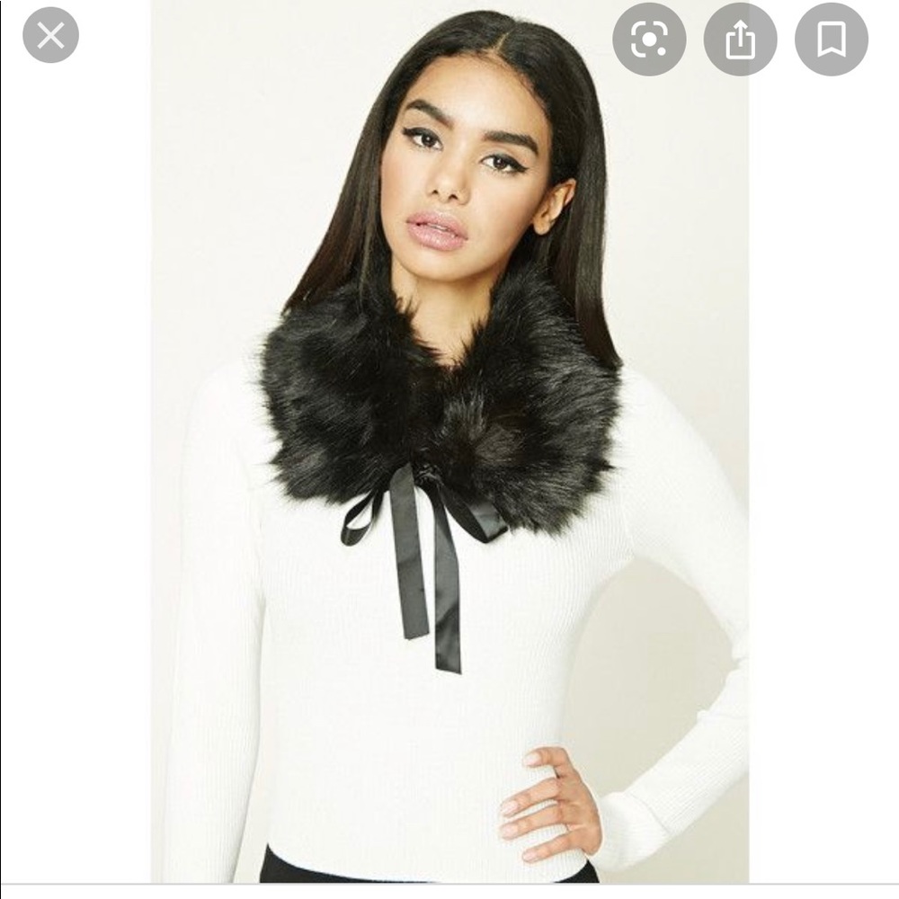 Faux fur scarf